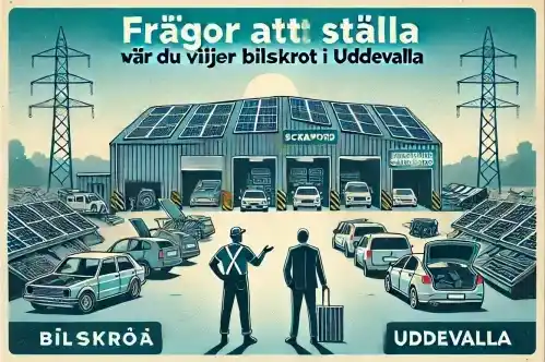 Frågor att ställa när du väljer bilskrot i Uddevalla